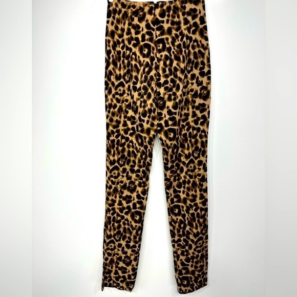 Reformation print straight leg side slit pants size 0 - Picture 7 of 9